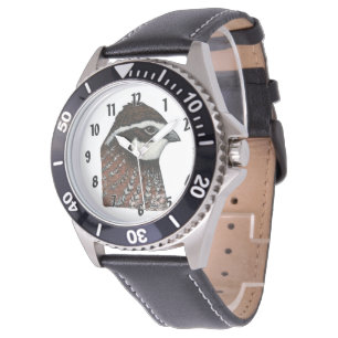 Bobwhite Quail Head Watch