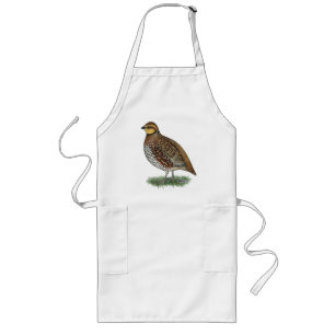 Bobwhite Quail Hen Long Apron