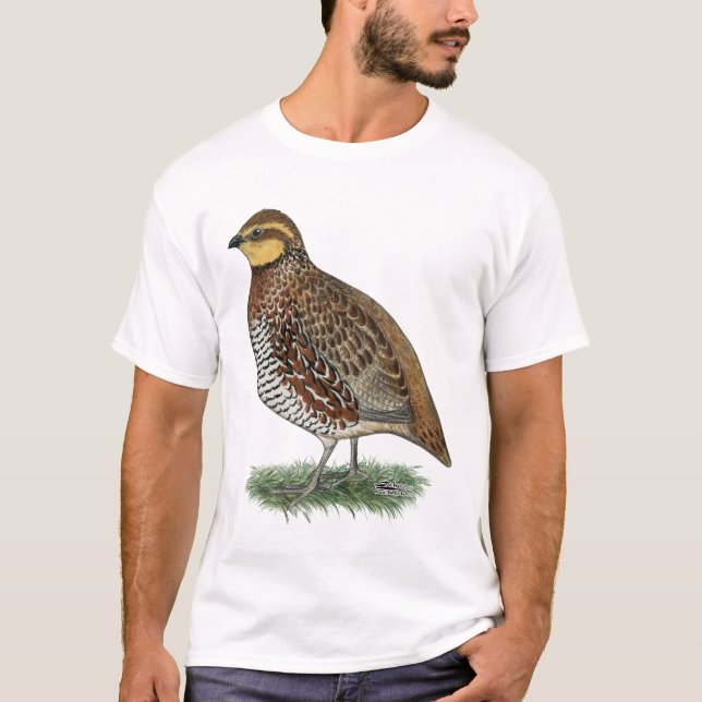 Bobwhite Quail Hen T-Shirt (Front)