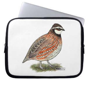 Bobwhite Quail Rooster Laptop Sleeve