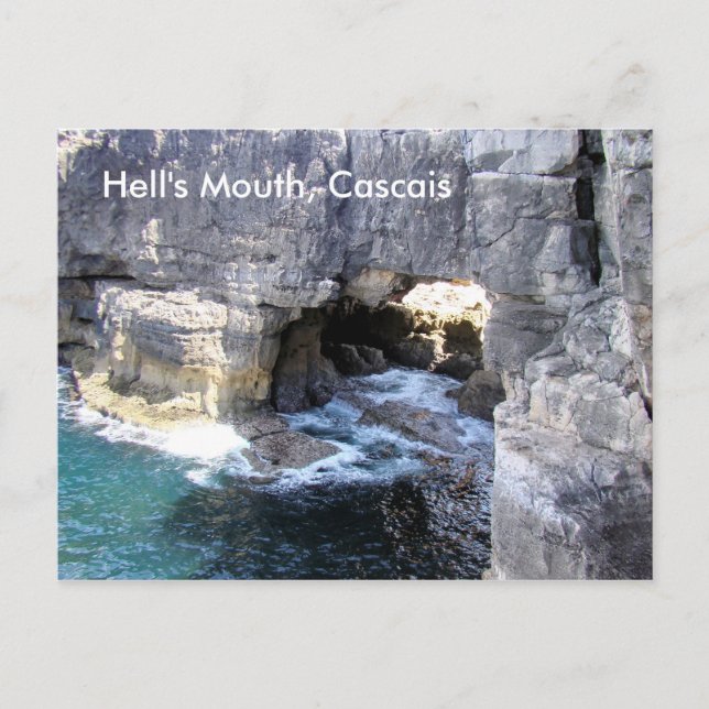 Boca do Inferno (Hell's mouth) Cascais postcard (Front)