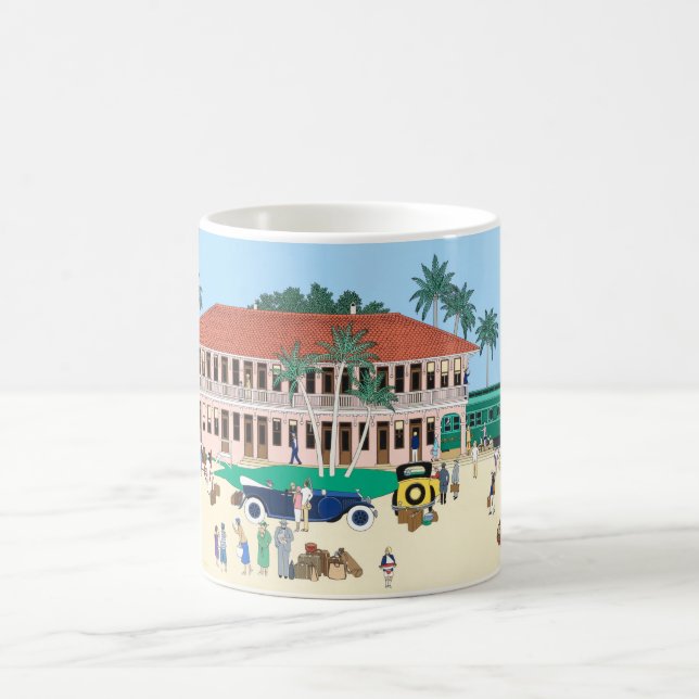 Boca Grande Historic Railroad Depot Coffee Mug (Center)