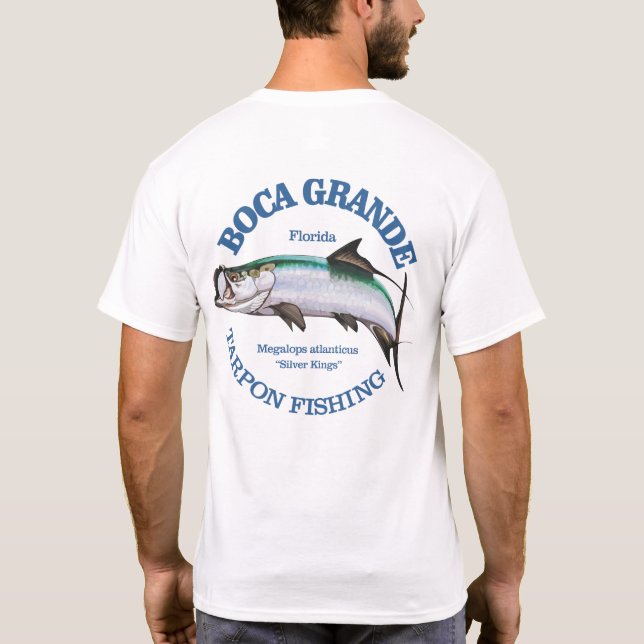 Boca Grande Tarpon Fishing T-Shirt (Back)
