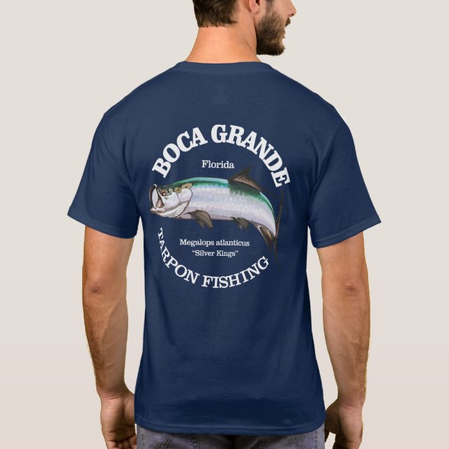 Boca Grande Tarpon Fishing T-Shirt (Back)