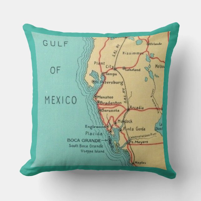Boca Grande Useppa Island Cushion (Front)