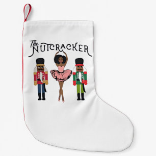 Boca Raton Black Nutcracker Funny Christmas  Small Christmas Stocking