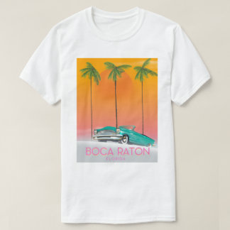 Boca Raton Florida travel poster. T-Shirt
