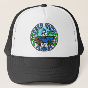 Boca Raton Florida Trucker Hat