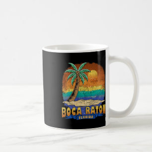 Boca Raton Florida Vintage Distressed Souvenir  Coffee Mug
