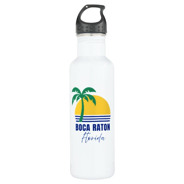 Boca Raton Florida Water Bottle (Front)