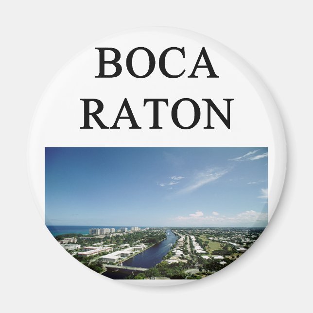 boca raton magnet (Front)