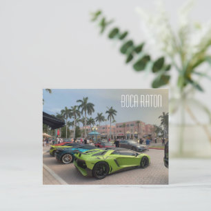 Boca Raton Supercars Postcard