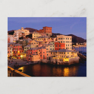 Boccadasse village Postcard