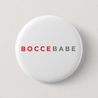 "Bocce Babe" Button