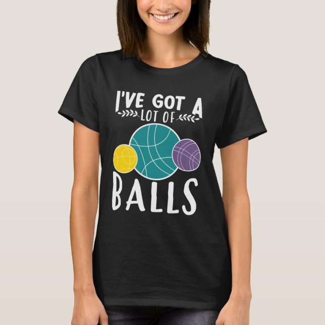 Bocce Ball Bocce Player  19 T-Shirt (Front)