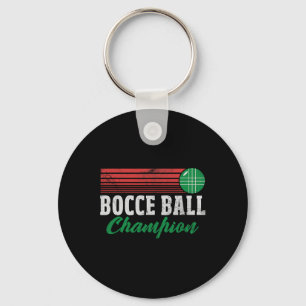 Bocce Byll Champion Italian Bocci Player Champ Dis Key Ring