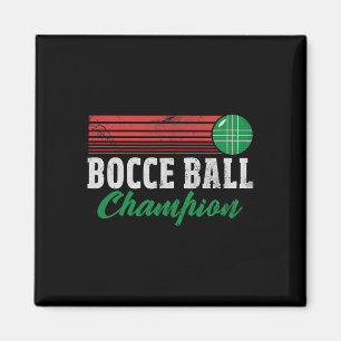 Bocce Byll Champion Italian Bocci Player Champ Dis Magnet