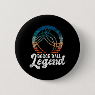 Bocce Byll Legend - Lawn Bowling Game Boule Byll F 6 Cm Round Badge