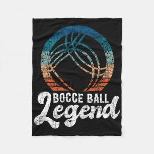 Bocce Byll Legend - Lawn Bowling Game Boule Byll F Fleece Blanket