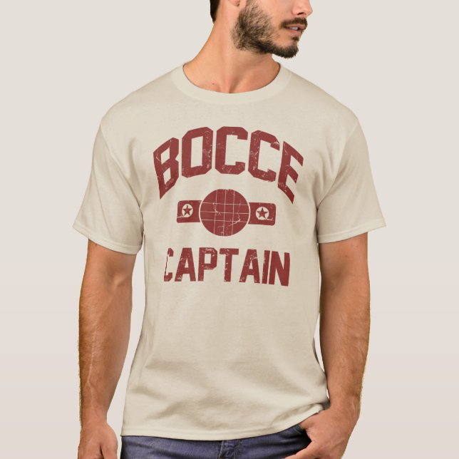 Bocce Captain T-Shirt (Front)