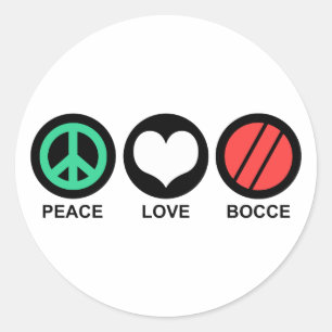 Bocce Classic Round Sticker