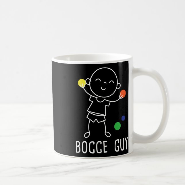 Bocce Guy - Lawn Bowling Byll Game Enthusiast Boul Coffee Mug (Right)