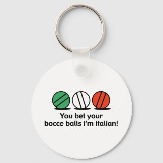 Bocce Key Ring