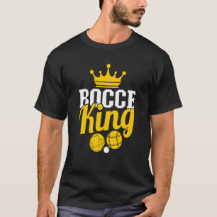 Bocce King Boccia Player Boules T-Shirt