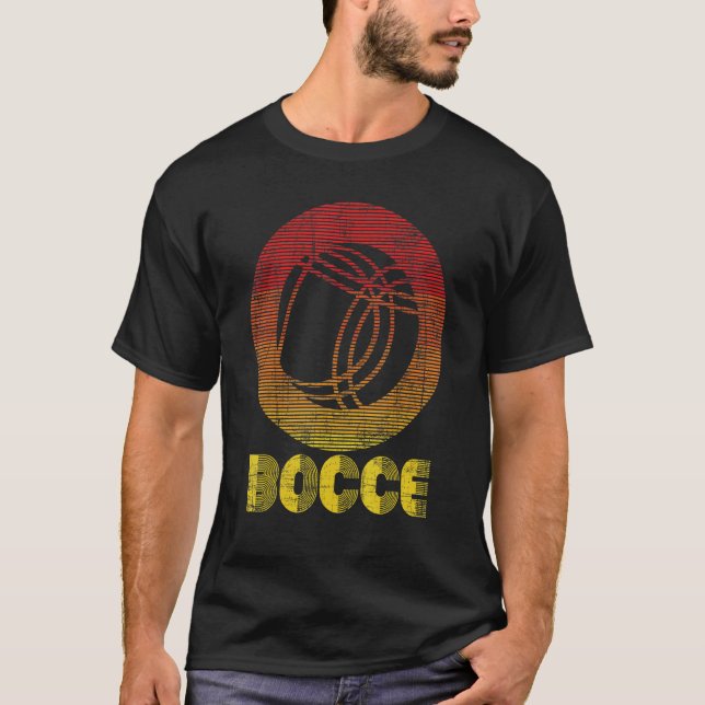 Bocce  Lawn Bowling Game Ball Player Boccia Boule T-Shirt (Front)