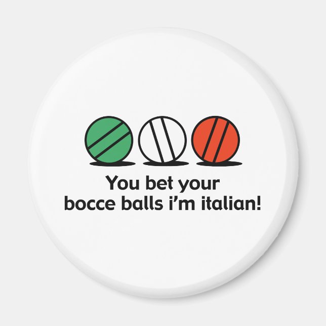 Bocce Magnet (Front)