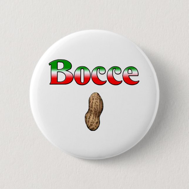 Bocce Nut 6 Cm Round Badge (Front)