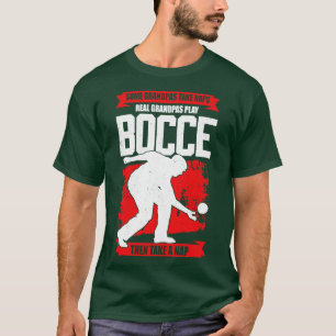 Bocce Player Grandpa Grandfather Gift  T-Shirt