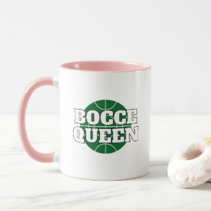 Bocce Queen funny coffee mug for Bocci player