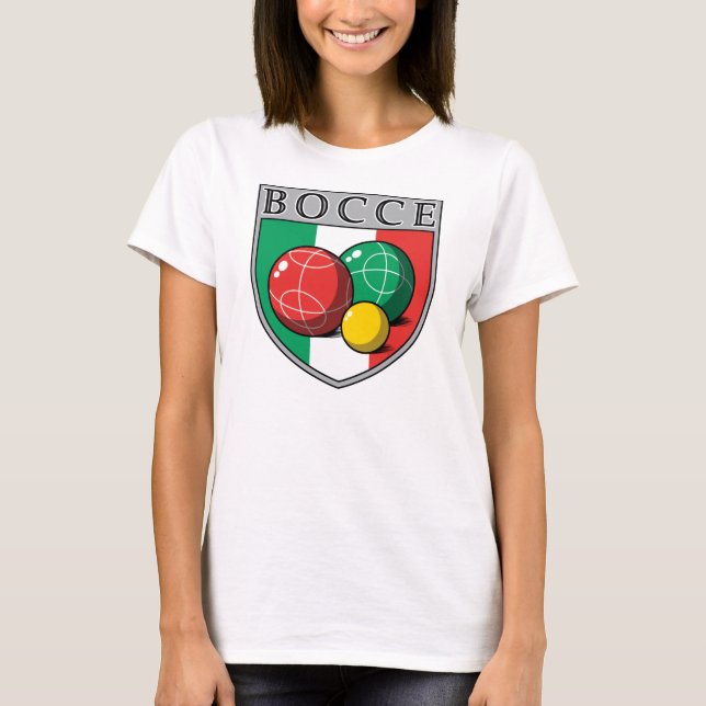 Bocce Shield Women's T-Shirt (Front)