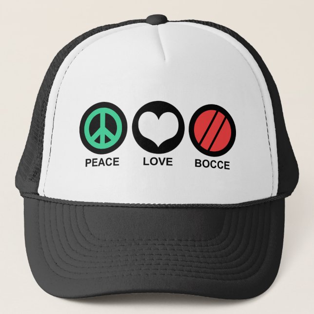 Bocce Trucker Hat (Front)