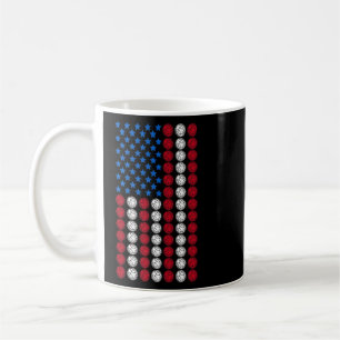 Bocce Vintage USA American Flag  Bocce   2  Coffee Mug