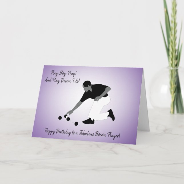 Boccia Boy Referee Card (Front)