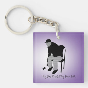 Boccia Boy with Cap     Key Ring
