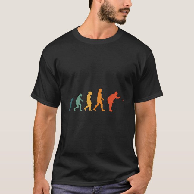 Boccia Evolution Bocce Ball Pã©Tanque T-Shirt (Front)