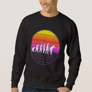 Boccia Evolution Vaporwave 70s Boule Petanque Bocc Sweatshirt