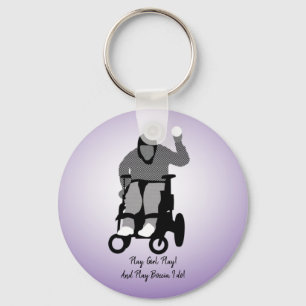 Boccia Girl Wearing Hijabi  Key Ring