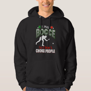 Boccie Ball King or Queen Adult Lawn Bowling Games Hoodie