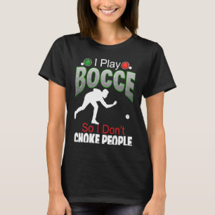 Boccie Ball King or Queen Adult Lawn Bowling Games T-Shirt