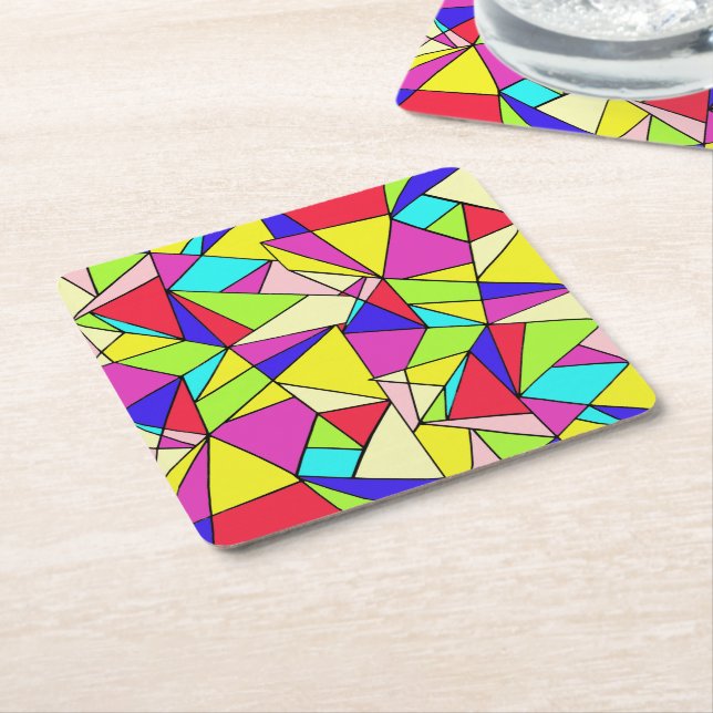 BoChic. Square Paper Coaster (Angled)