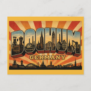 Bochum Germany Mining Museum Postcard
