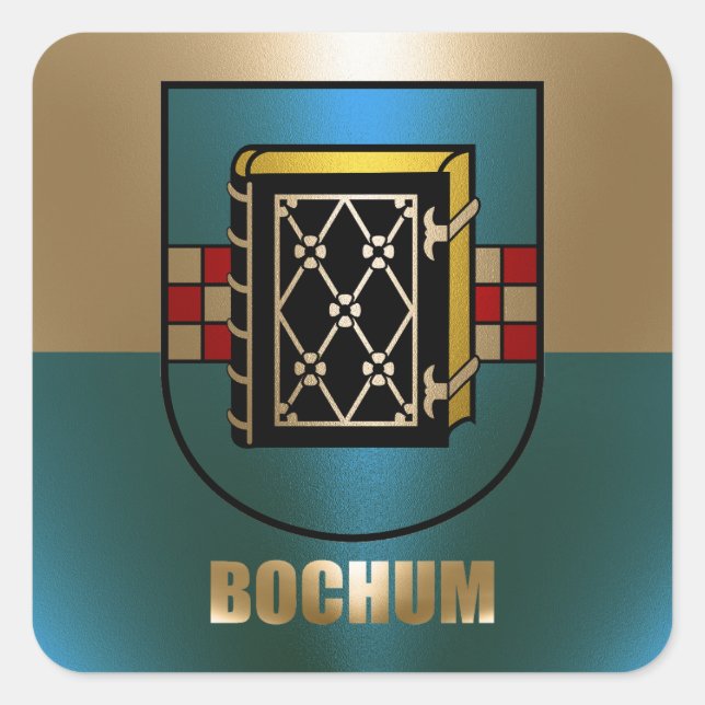 Bochum                                             square sticker (Front)