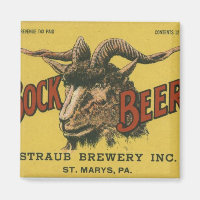 Bock Beer Label