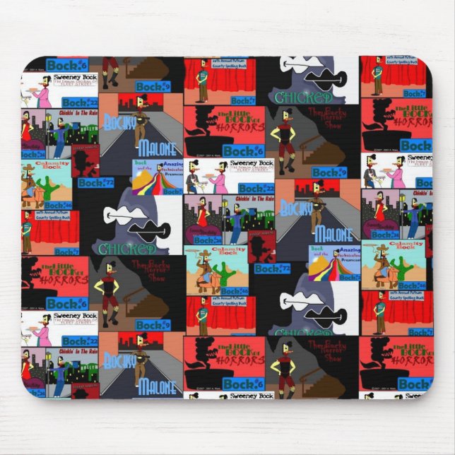 Bock's Broadway Bonanza! Mouse Mat (Front)