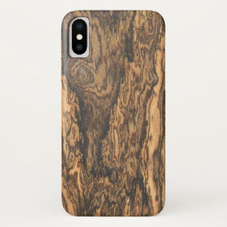 Bocote (wood) Finish iPhone X Case