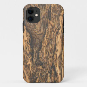 Bocote (wood) Finish iPhone 11 Case